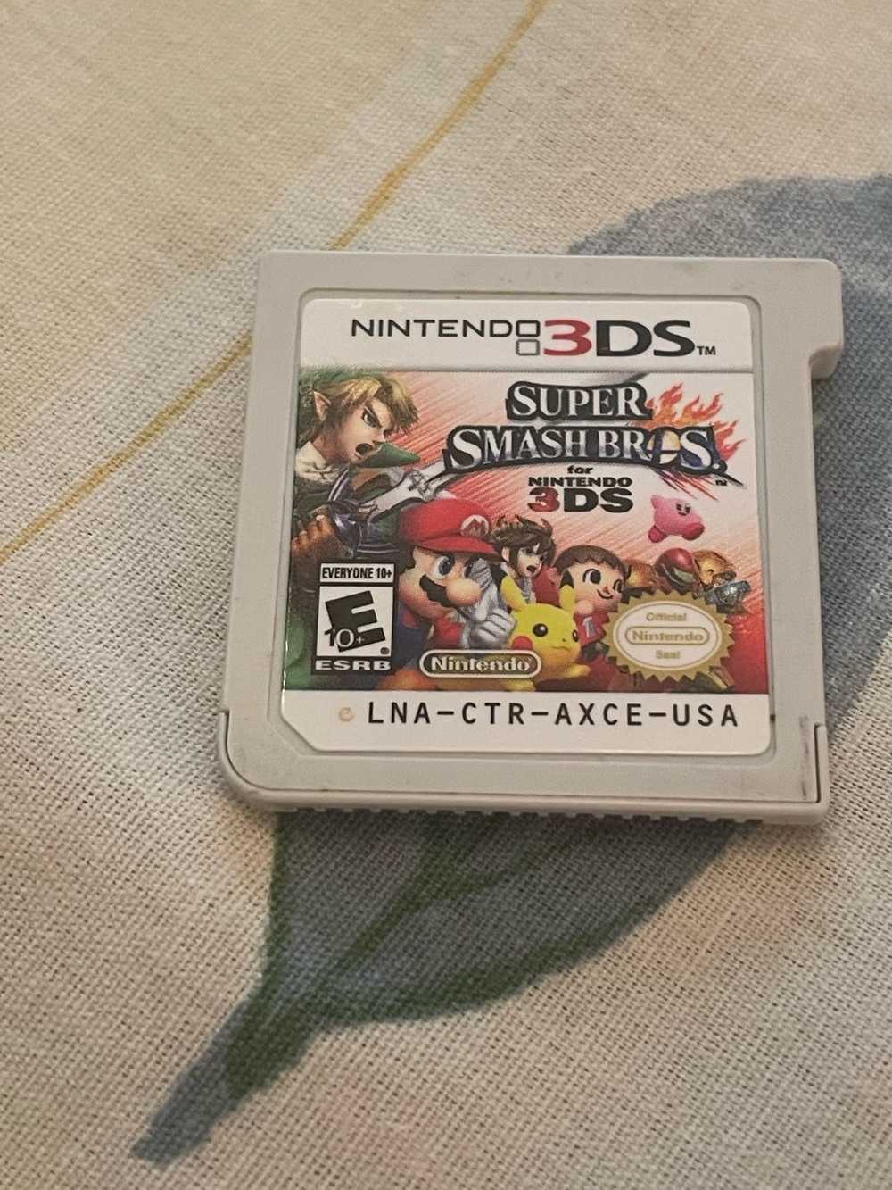 Nintendo 3DS Super Smash Bros. Game Card - White